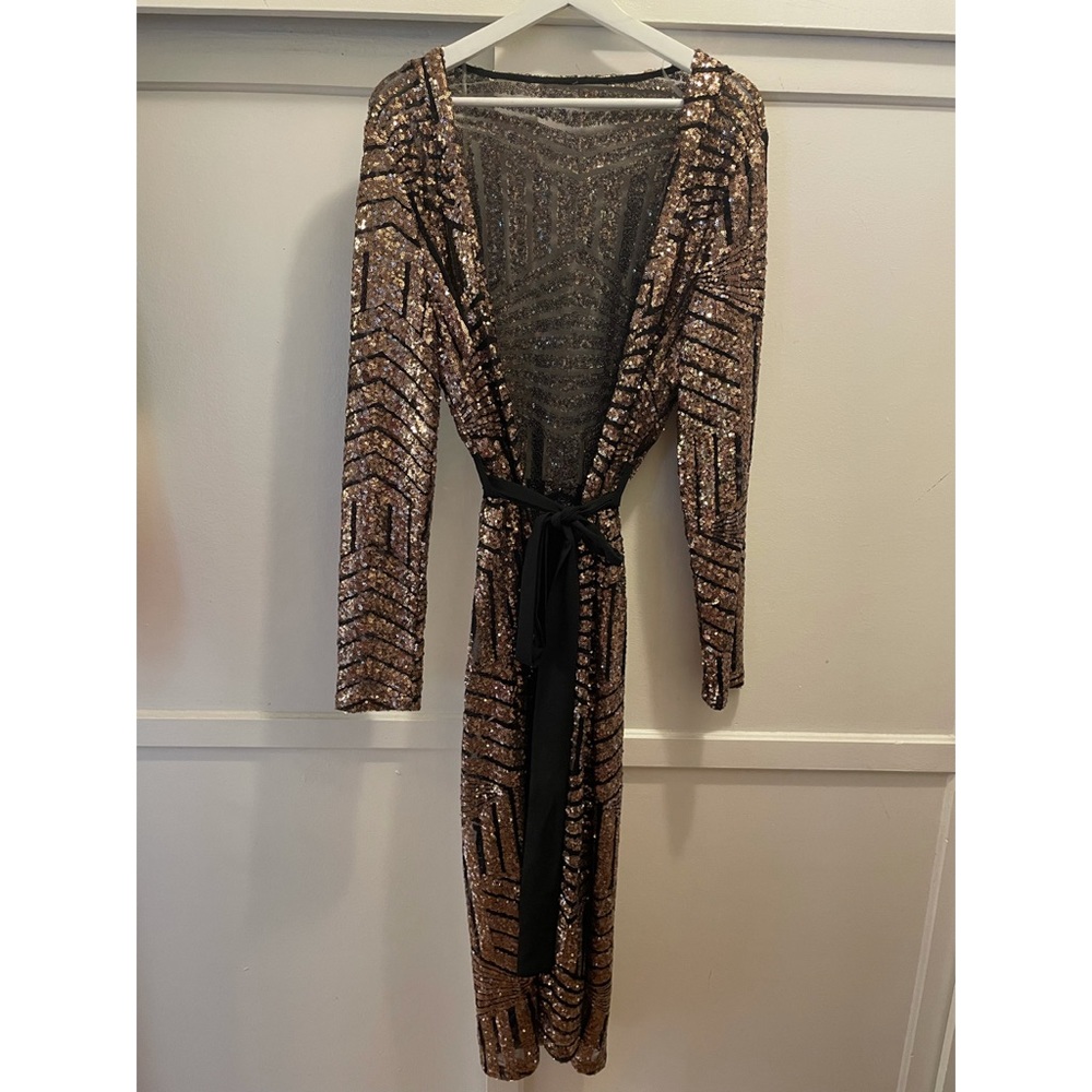 Rose gold Art Deco 2 piece set